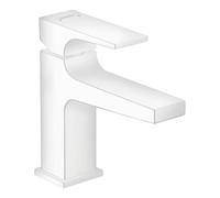 Hansgrohe hansgrohe Mitigeur monocommande lavabo 100 Metropol m HG, vidage poussoir, bec 127 mm, blanc mat Quantité:1