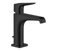 Hansgrohe hansgrohe Mitigeur monocommande lavabo 130 Axor Citterio E A 143 mm, levier, tirette, noir mat Quantité:1