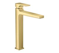 Hansgrohe hansgrohe Mitigeur monocommande lavabo 260 Metropol m HG, vidage poussoir, A 204 mm, or poli optique Quantité:1