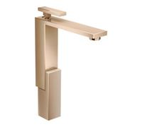 Hansgrohe hansgrohe Mitigeur monocommande lavabo 280 Axor Edge bec 180 mm, diamanté, or rouge poli Quantité:1