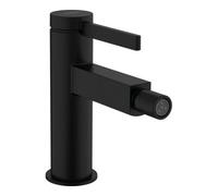 Hansgrohe hansgrohe Mitigeur monocommande pour bidet Finoris avec garniture de vidage Push-Open, noir mat Quantité:1