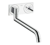 Hansgrohe Mitigeur de cuisine Axor Uno² 38815800 encastré bec pivotant acier inoxydable