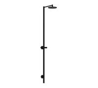 Hansgrohe Colonne de douche Axor Starck 12671670 – avec douche de tête, sans douchette, noir mat