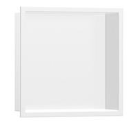 Hansgrohe hansgrohe Niche murale XtraStoris Original 300x300x100 mm, avec cadre int., blanc mat Quantité:1