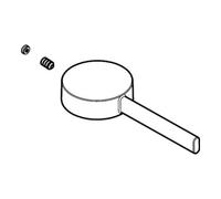 Hansgrohe hansgrohe Poignée incl. vis + bouchon HG Zesis noir mat Quantité:1
