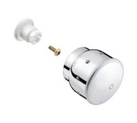 Hansgrohe hansgrohe Poignée pour Mondial côté eau chaude blanc/optique or Quantité:1