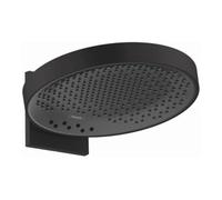 Hansgrohe hansgrohe Pomme de douche Rainfinity 360 A 381 mm, 3 jets, avec raccord mural, mat noir Quantité:1