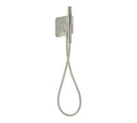hansgrohe AXOR Citterio C Unité de porte 120/120 softsquare avec douchette à main 2jet et flexible de douche textile, 49626800