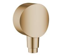 hansgrohe FixFit raccord mural S avec clapet anti-retour et coude de raccordement en plastique, chrome, 26453140