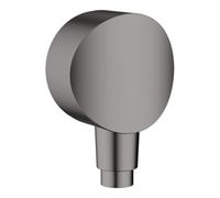 Hansgrohe hansgrohe Raccord mural Fixfit avec clapet anti-retour, chrome noir brossé Quantité:1