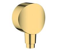 Hansgrohe hansgrohe Raccord mural Fixfit avec clapet anti-retour, optique or poli Quantité:1