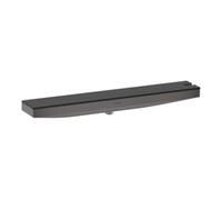 hansgrohe Rainfinity raccordement mural 26858340 avec support de douche à droite et étagère, chrome noir brossé