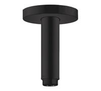 Hansgrohe hansgrohe Raccord plafond S 100 mm, noir mat, rosace ronde Quantité:1