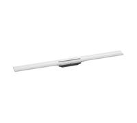 Hansgrohe hansgrohe RainDrain Flex Caniveau de douche 1000 mm, blanc mat, set FM, raccourcissable, pour montage étanche Quantité:1