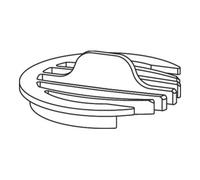 Hansgrohe hansgrohe RainDrain Go Collecteur de cheveux Quantité:1