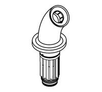 hansgrohe bec court du robinet 3 trous chromé 96127000