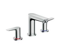 Hansgrohe hansgrohe Robinet de lavabo 3 trous Talis E avec vidage à tirette, chrome Quantité:1