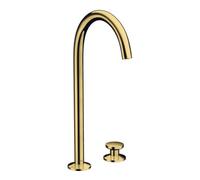 Hansgrohe hansgrohe Robinet lavabo 2 trous Sel. 260 Axor One A 165 mm, avec vidage poussoir, optique or poli Quantité:1