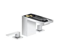 Hansgrohe hansgrohe Robinet lavabo 3 trous 110 Axor MyEdition A 150 mm, avec vidage poussoir, sans plaque, chrome Quantité:1