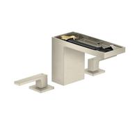 Hansgrohe hansgrohe Robinet lavabo 3 trous 110 Axor MyEdition A 150 mm, avec vidage, sans plaque, nickel brossé Quantité:1
