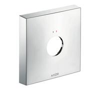 Hansgrohe hansgrohe Rosace de rallonge Axor 1 trou, carrée, rouge/bleu, chrome Quantité:1