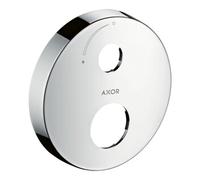 Hansgrohe hansgrohe Rosace de rallonge Axor 2-L, ronde, avec flèche de réglage, nickel brossé Quantité:1