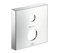 Hansgrohe hansgrohe Rosace de rallonge Axor 2 trous, 0-1-2, carrée, chrome Quantité:1