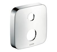 Hansgrohe hansgrohe Rosace de rallonge Axor 2L, softsqua, régulation débit, chrome Quantité:1