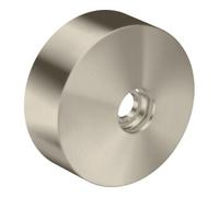 Hansgrohe hansgrohe Rosace de rallonge d= 80 mm, métal, nickel brossé Quantité:1