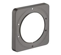 Hansgrohe hansgrohe Rosace de rallonge iBox 172x172 mm, chrome noir brossé Quantité:1