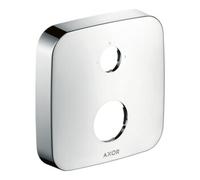 Hansgrohe hansgrohe Rosette de rallonge Axor 2-L, 0-1-2, softsquare, aspect acier inoxydable Quantité:1
