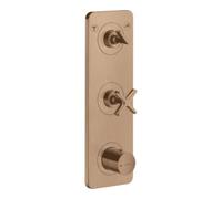 Hansgrohe hansgrohe Set complet Axor Citterio E Thermostat encastré 380x120mm, m Pl., brossé r gol Quantité:1