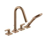 Hansgrohe hansgrohe Set complet Axor Citterio M 4 trous, A 190mm, rosé, brossé doré Quantité:1