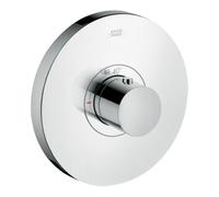 Hansgrohe hansgrohe Set complet ShowerSelect HF mitigeur thermostatique encastré, rond, nickel brossé Quantité:1