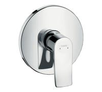 Hansgrohe hansgrohe Set de montage complet Metris mitigeur encastré douche, rosace ronde, 1 jet, chrome Quantité:1