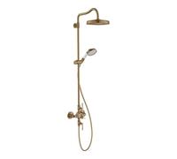 Hansgrohe hansgrohe Showerpipe Axor Montreux m TH, pomme de douche 240 mm, 1 an, bronze brossé Quantité:1