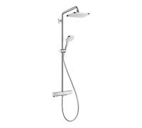 Hansgrohe hansgrohe Showerpipe Croma E EcoSmart 280x170mm, avec thermostat, 1 an, 8,5 l/min, chrome Quantité:1