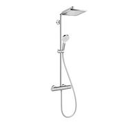Hansgrohe hansgrohe Showerpipe Crometta E avec thermostat, 1 jet, chrome Quantité:1