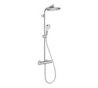 hansgrohe Crometta S 240 Showerpipe 27268000 chrome, 1jet, EcoSmart, 9 l / min, Ø 24 cm