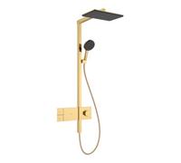 Hansgrohe hansgrohe Showerpipe Raindance Alive Q 1j, EcoSmart, 8 l/min, optique or poli Quantité:1