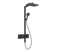 Hansgrohe hansgrohe Showerpipe Raindance Alive Q 1jet, EcoSmart, 8 l/min, noir mat Quantité:1