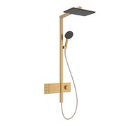 Hansgrohe hansgrohe Showerpipe Raindance Alive Q 2jet, EcoSmart, 7,6 l/min, bronze brossé Quantité:1