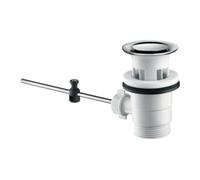 Hansgrohe hansgrohe Soupape de vidange en plastique avec plaque mate noire Quantité:1