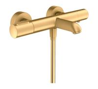 hansgrohe AXOR Citterio M Thermostat de bain pour montage apparent, 2 consommateurs, 34435950, Couleur: laiton brossé