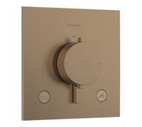 Hansgrohe hansgrohe Thermostat Ecostat Comfort E encastré, 2 voies, 23 l/min, EN 1717, bronze Quantité:1