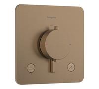 Hansgrohe hansgrohe Thermostat Ecostat Comfort Q encastré, 2 sorties, 23 l/m, EN 1717, bronze Quantité:1