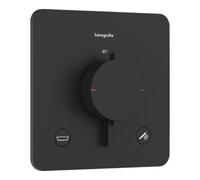 Hansgrohe hansgrohe Thermostat Ecostat Comfort Q encastré, 2 sorties, 23 l/min, EN 1717, noir mat Quantité:1