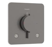 Hansgrohe hansgrohe Thermostat Ecostat Comfort Q encastré, 2 sorties, 24 l/min, bleu brossé Quantité:1