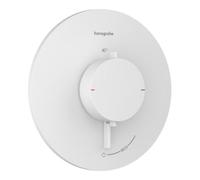 Hansgrohe Mitigeur thermostatique de douche encastré Ecostat Comfort S 33714700 blanc mat 25,4 l/min