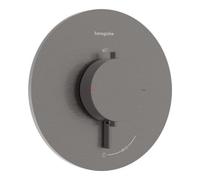 Hansgrohe Mitigeur de douche encastré Ecostat Comfort S 33714340 – thermostatique, chrome noir brossé